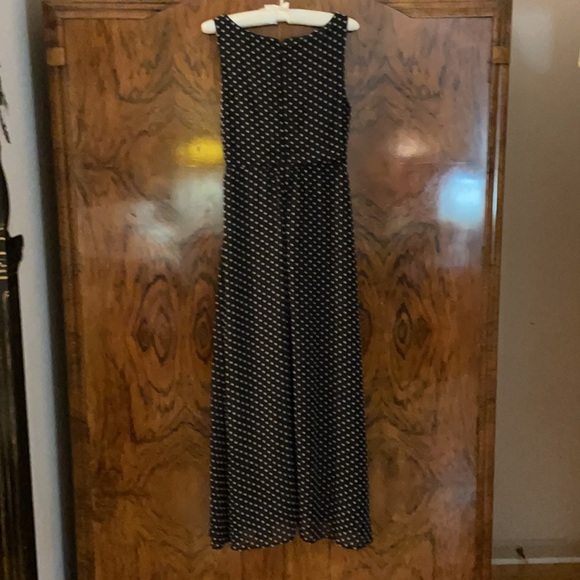 Anthropologie Eva Franco Clipped Dot Maxi Dress - Picture 6 of 6
